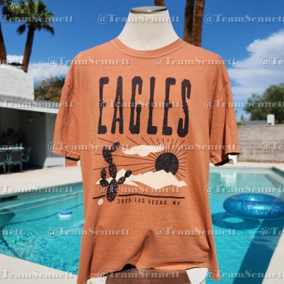 Eagles Sphere Shirt / Live at Sphere Residency Las Vegas / Orange Cactus - Picture 2 of 6
